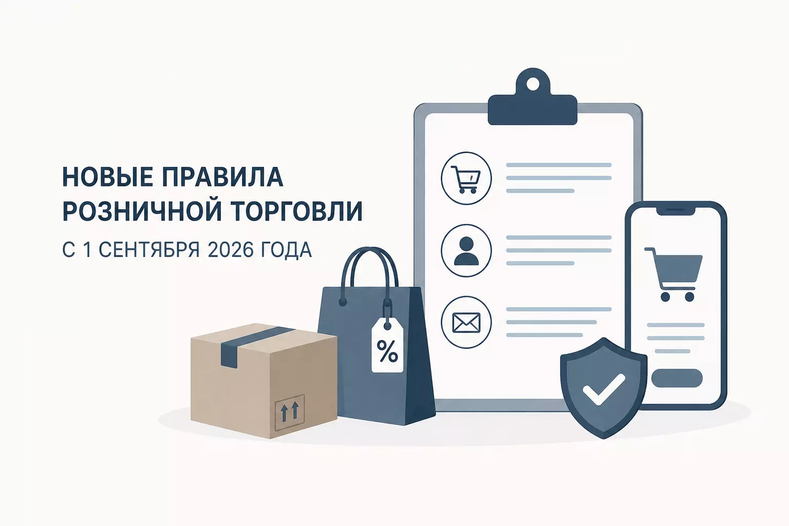 Изменения в правилах розничной торговли с 1 сентября 2026 года: что важно знать бизнесу